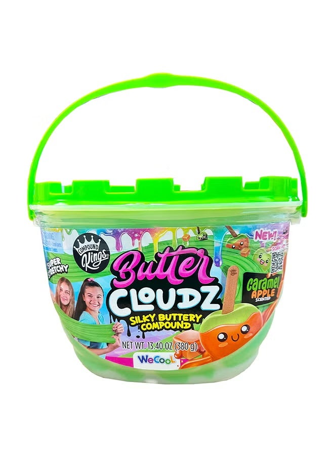 وي كول عجينة لعب Butter Cloudz فائقة النعومة والتمدد – برائحة التفاح بالكراميل – 380 جم - Image 4